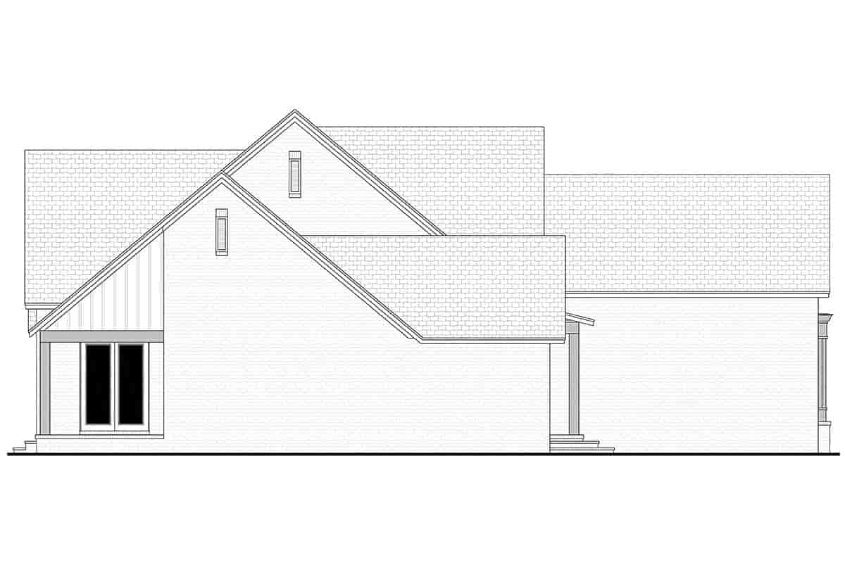 Cottage, European, Farmhouse House Plan 80835 with 3 Beds, 3 Baths, 2 Car Garage Picture 2