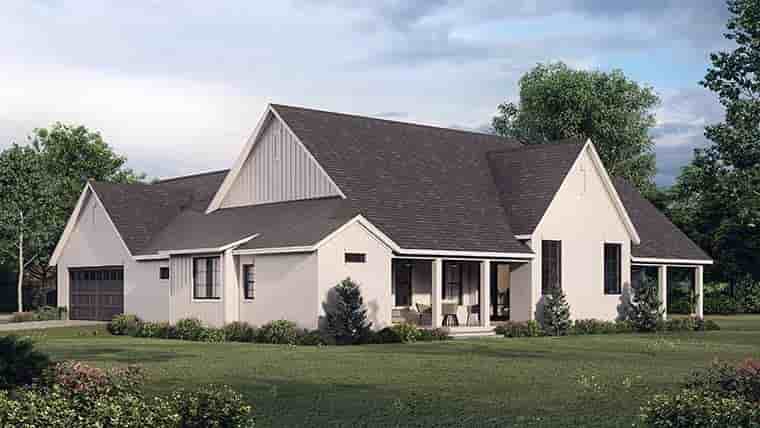 Cottage, European, Farmhouse House Plan 80835 with 3 Beds, 3 Baths, 2 Car Garage Picture 5