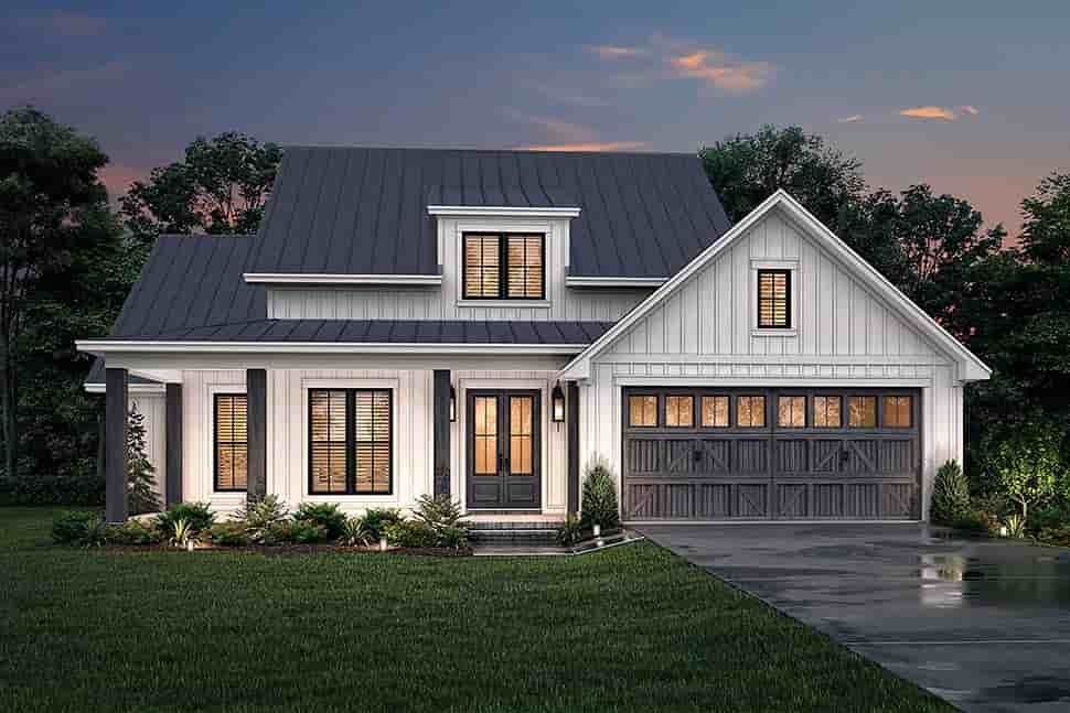 Country, Craftsman, Farmhouse, Traditional House Plan 80836 with 3 Beds, 3 Baths, 2 Car Garage Picture 5