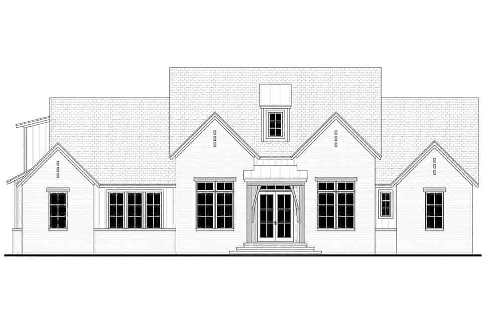 Cottage, European, Farmhouse House Plan 80837 with 4 Beds, 4 Baths, 2 Car Garage Picture 3