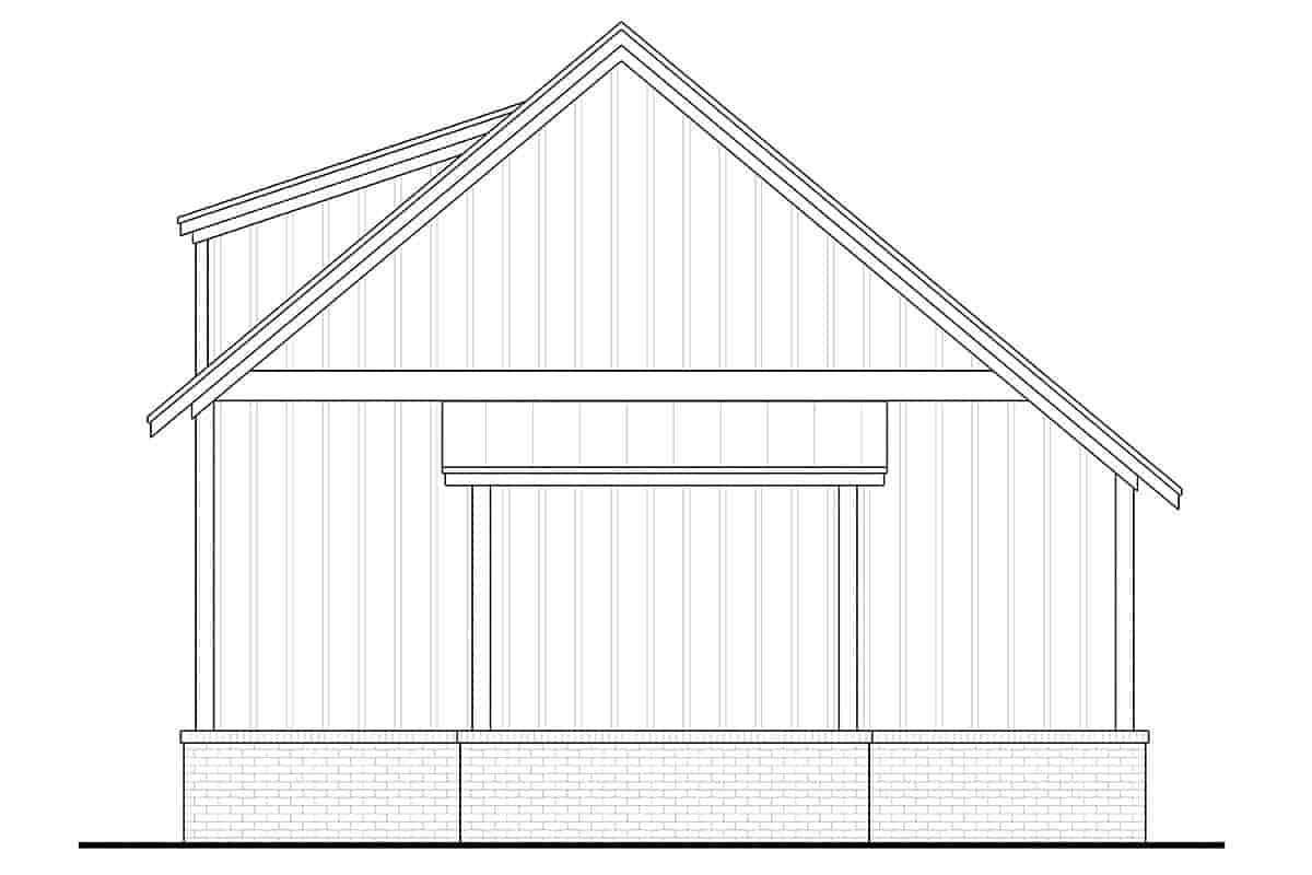 Country, Craftsman, Farmhouse, Traditional 2 Car Garage Plan 80843 Picture 1