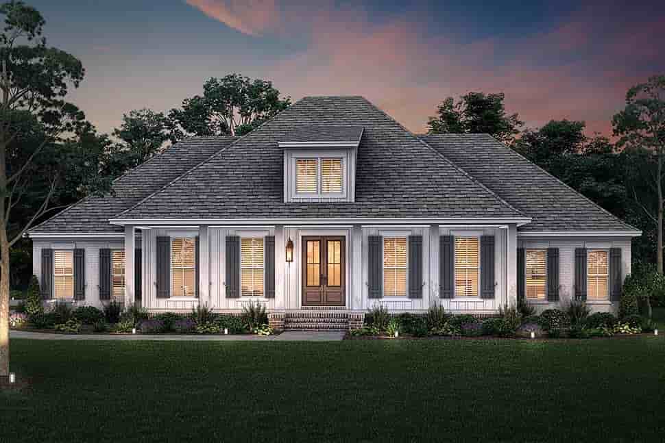 Country, Farmhouse, Traditional House Plan 80848 with 4 Beds, 4 Baths, 3 Car Garage Picture 4