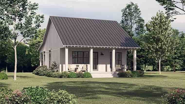 Country, Farmhouse, Traditional House Plan 80854 with 2 Beds, 2 Baths Picture 5