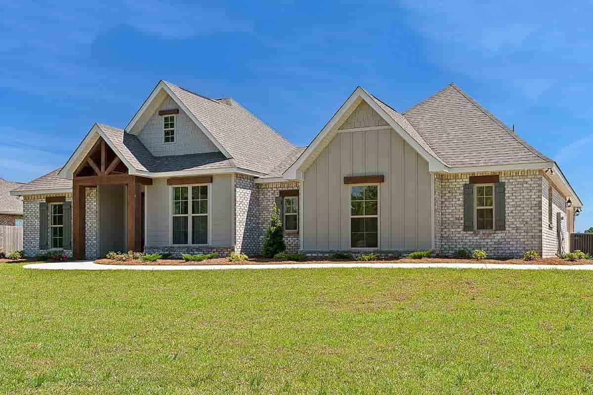 Country, Craftsman, Farmhouse, Traditional House Plan 80857 with 4 Beds, 3 Baths, 2 Car Garage Picture 1