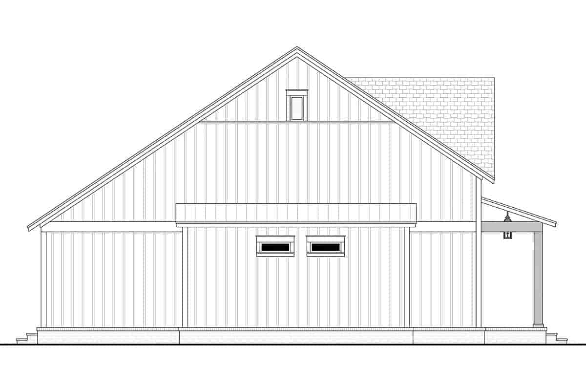 Country, Farmhouse, Traditional House Plan 80862 with 2 Beds, 2 Baths, 1 Car Garage Picture 2