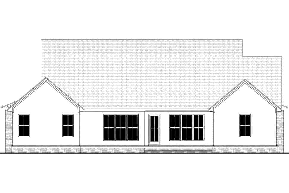 Craftsman, Farmhouse, Traditional House Plan 80863 with 4 Beds, 4 Baths, 3 Car Garage Picture 4