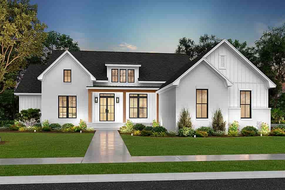 Craftsman, Farmhouse, Traditional House Plan 80863 with 4 Beds, 4 Baths, 3 Car Garage Picture 42