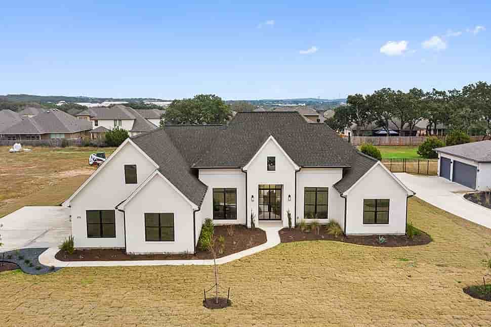 Farmhouse, Traditional House Plan 80867 with 5 Beds, 4 Baths, 3 Car Garage Picture 4
