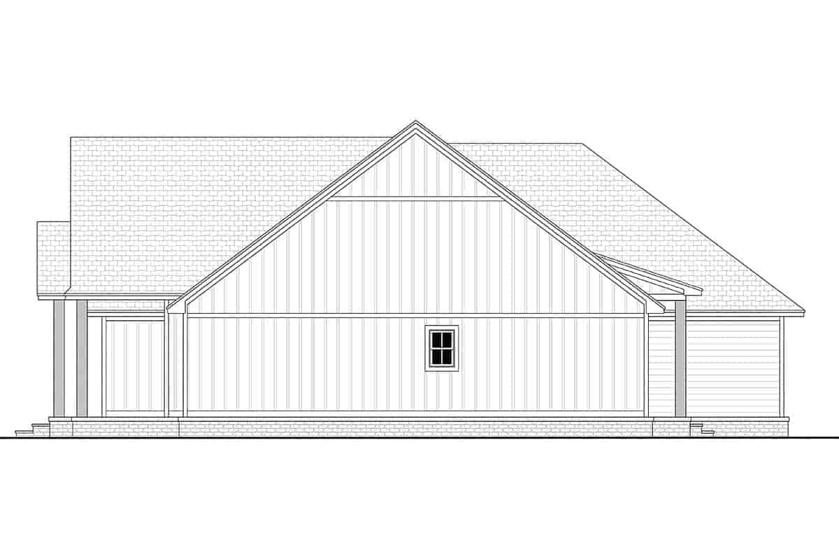 Country, Craftsman, Farmhouse, Traditional House Plan 80868 with 4 Beds, 2 Baths, 2 Car Garage Picture 1