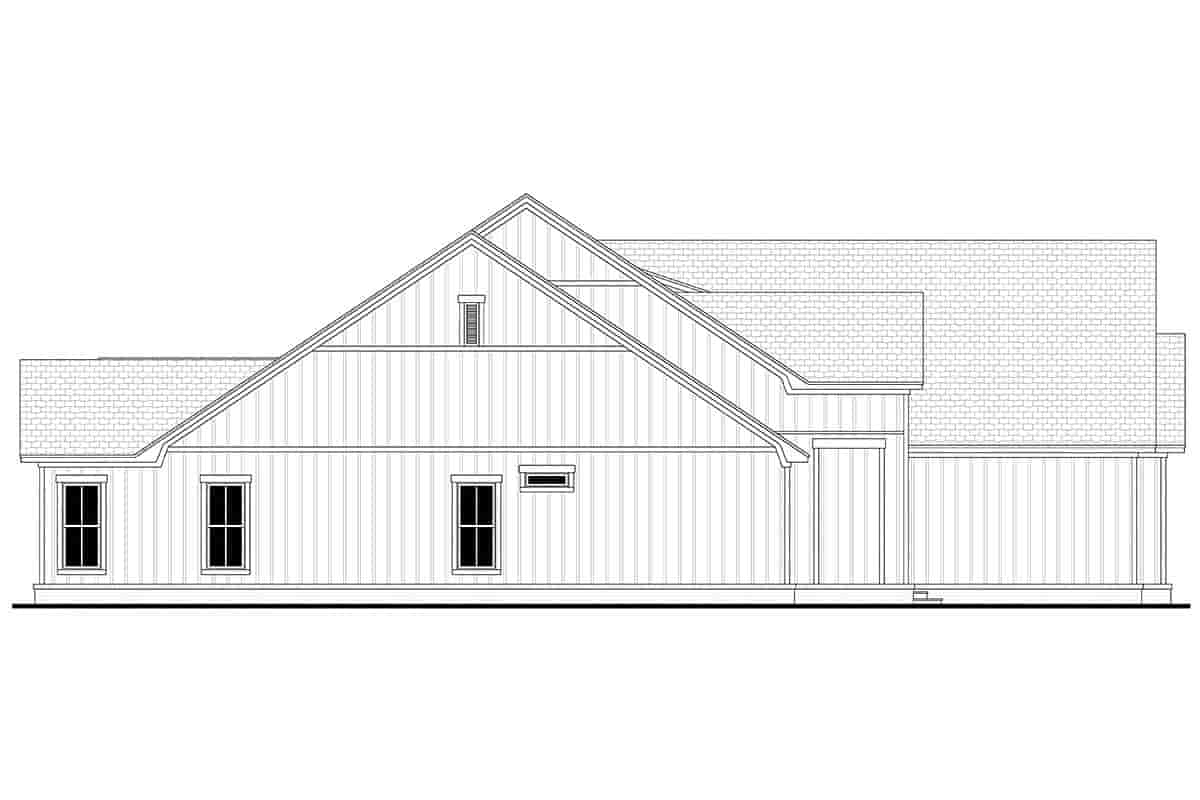 Country, Craftsman, Farmhouse, Southern House Plan 80874 with 4 Beds, 4 Baths, 2 Car Garage Picture 2