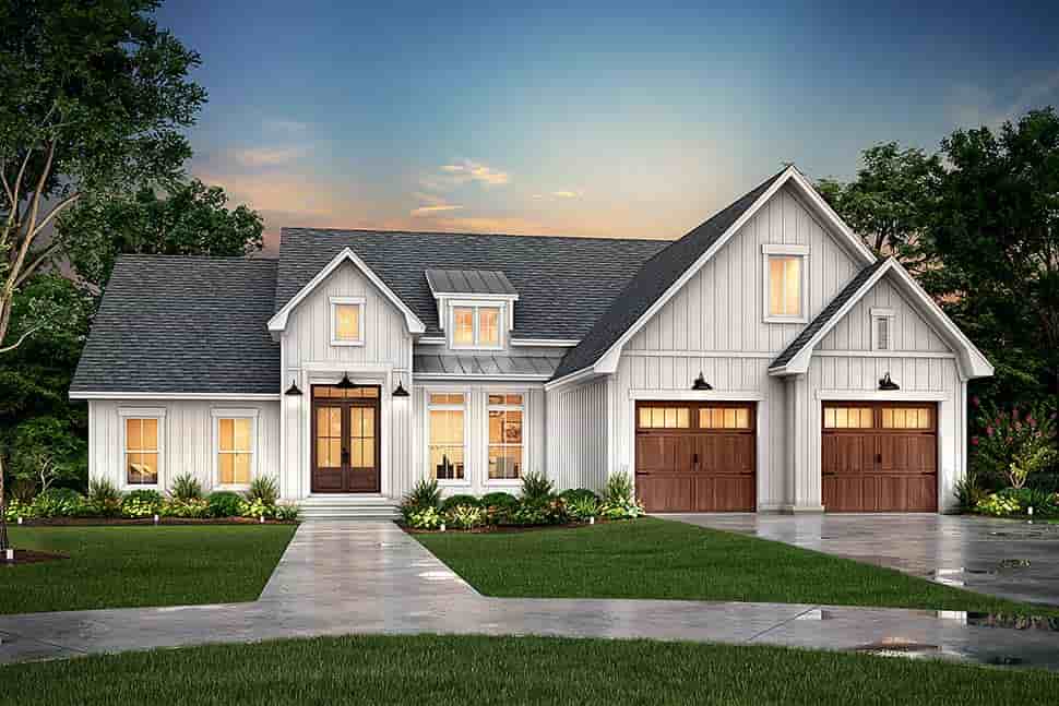 Country, Craftsman, Farmhouse, Southern House Plan 80874 with 4 Beds, 4 Baths, 2 Car Garage Picture 4