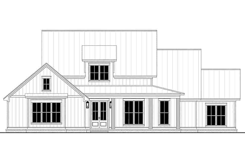 Country, Craftsman, Farmhouse House Plan 80876 with 4 Beds, 4 Baths, 2 Car Garage Picture 3