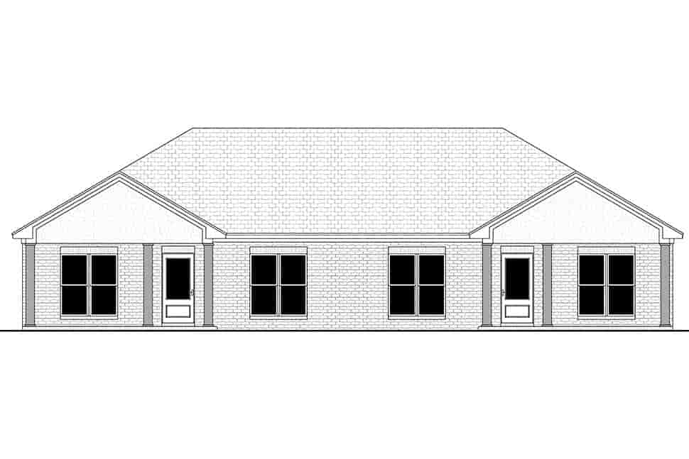 Country, Farmhouse, Traditional Multi-Family Plan 80877 with 4 Beds, 4 Baths Picture 3