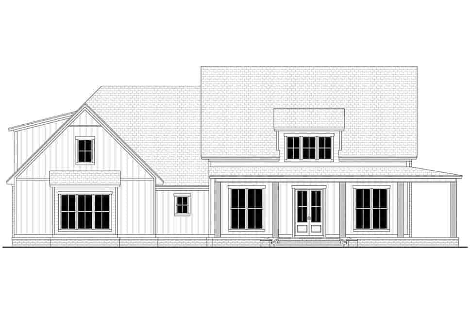 Country, Farmhouse, Traditional House Plan 80881 with 3 Beds, 4 Baths, 2 Car Garage Picture 3
