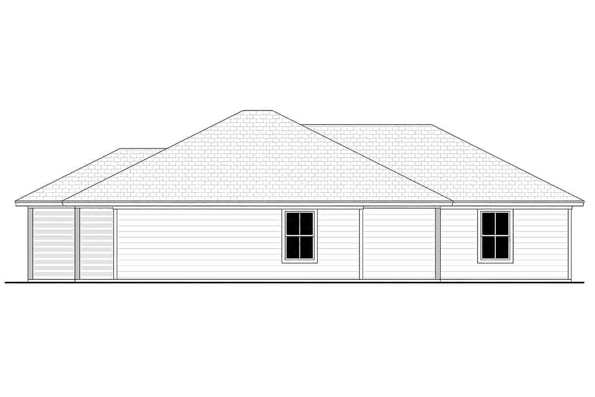 Country, Ranch, Traditional House Plan 80882 with 3 Beds, 2 Baths, 2 Car Garage Picture 1