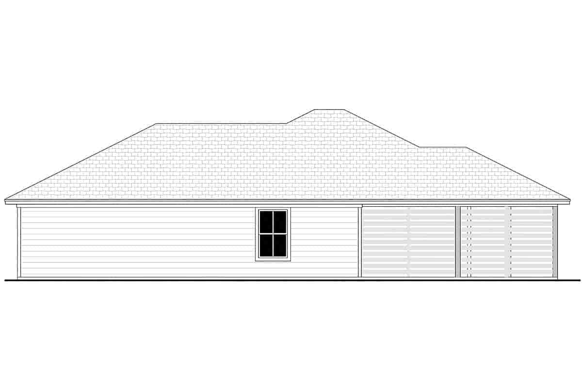 Country, Ranch, Traditional House Plan 80882 with 3 Beds, 2 Baths, 2 Car Garage Picture 2