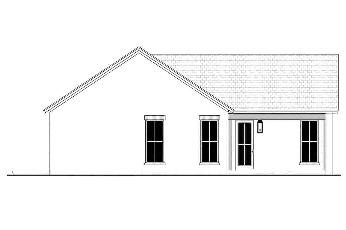 Cottage, Traditional House Plan 80884 with 2 Beds, 2 Baths Picture 2