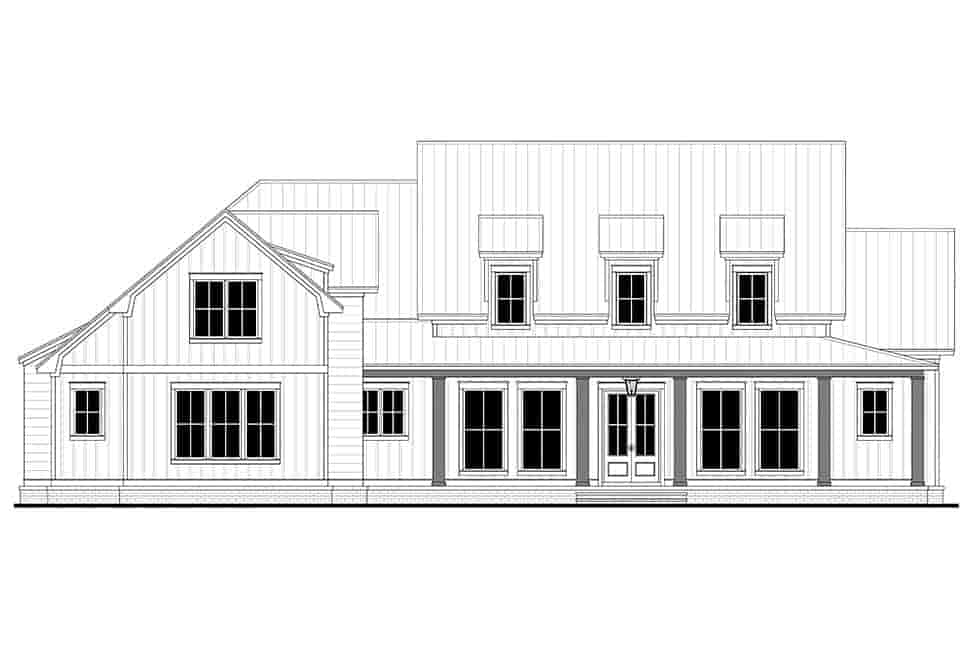 Country, Craftsman, Farmhouse, Southern House Plan 80892 with 4 Beds, 4 Baths, 3 Car Garage Picture 3