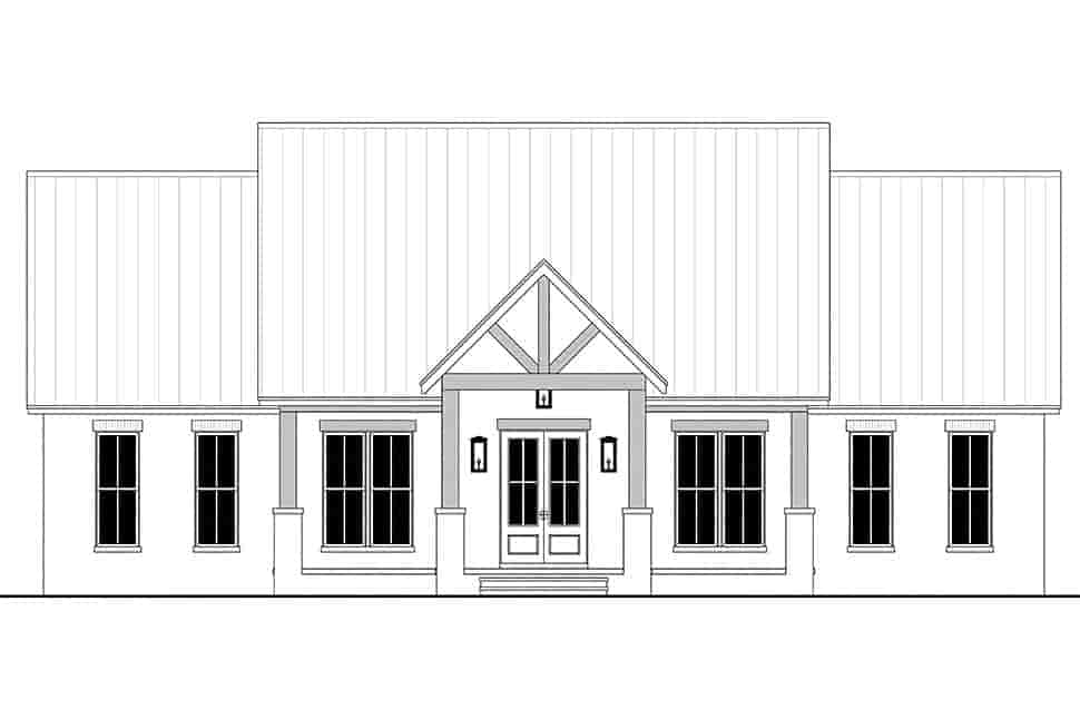 Country, Craftsman, Farmhouse, Traditional House Plan 80895 with 3 Beds, 3 Baths Picture 3