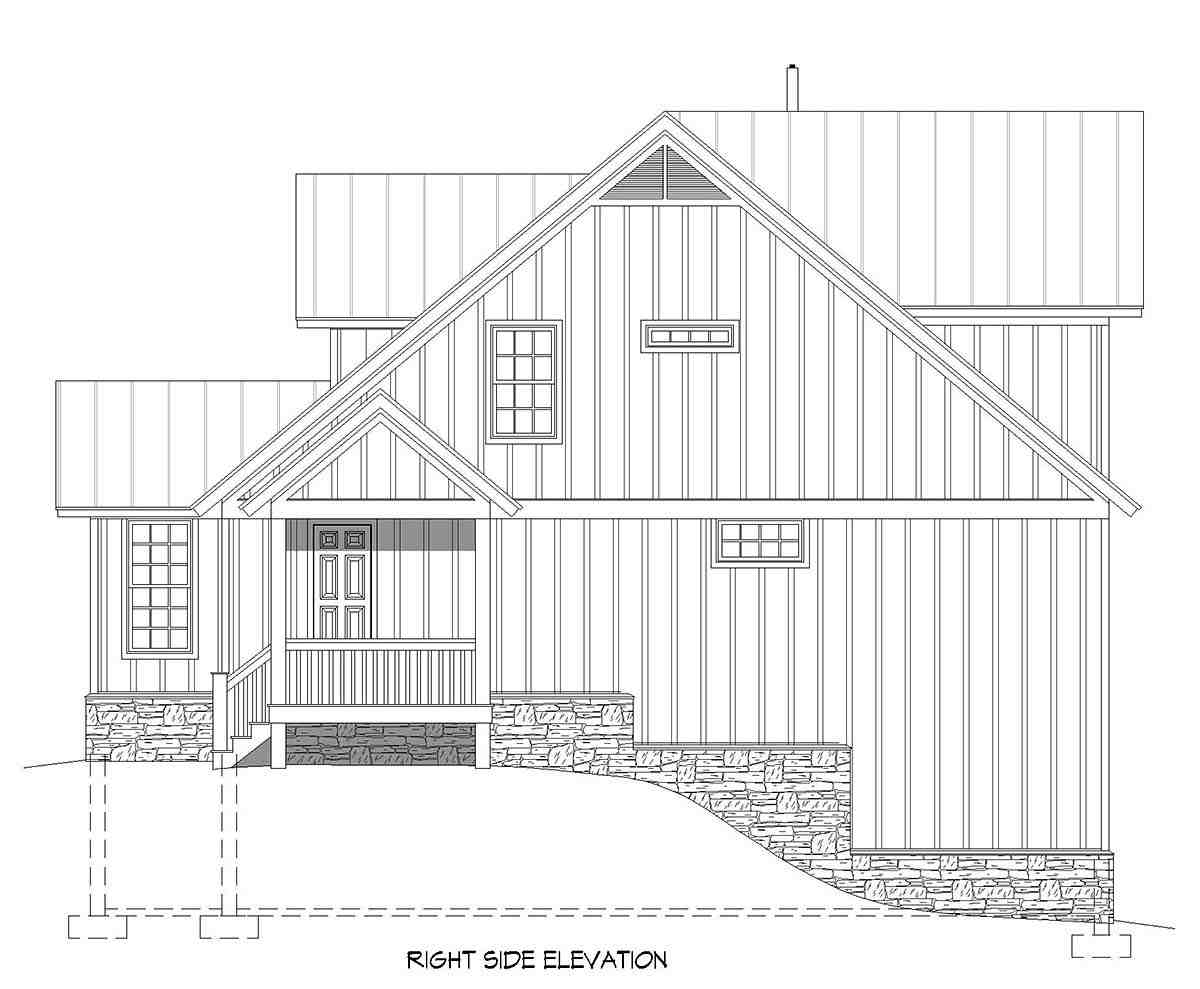 Cottage, Country, Farmhouse, Traditional House Plan 80907 with 3 Beds, 3 Baths Picture 1