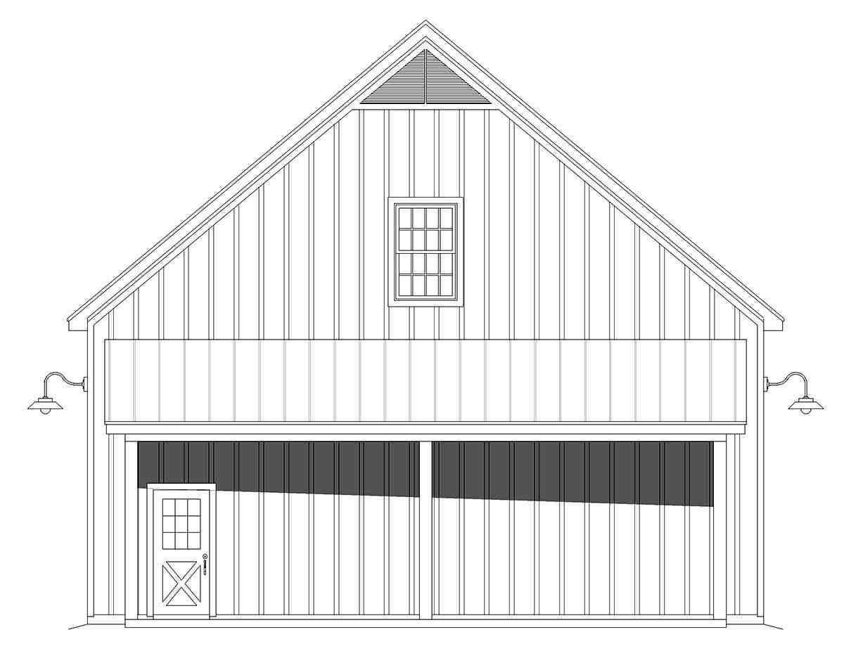 Country, Farmhouse, Ranch, Traditional 3 Car Garage Plan 80914 Picture 1