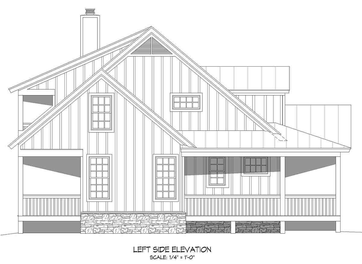 Country, Farmhouse, Ranch, Traditional House Plan 80920 with 3 Beds, 4 Baths Picture 2