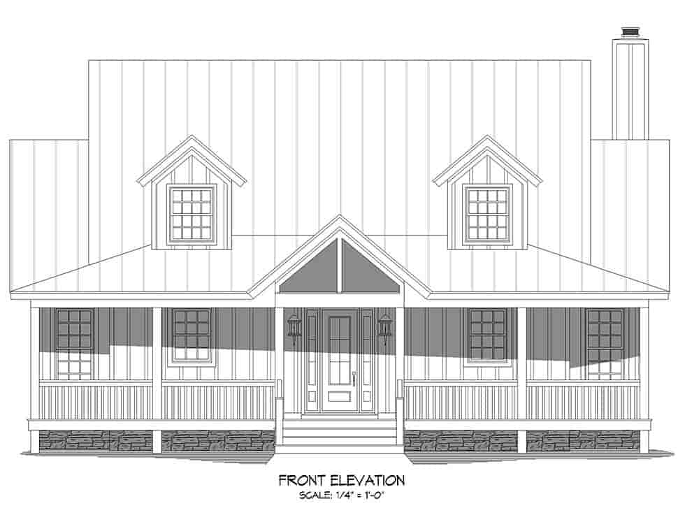 Country, Farmhouse, Ranch, Traditional House Plan 80920 with 3 Beds, 4 Baths Picture 3