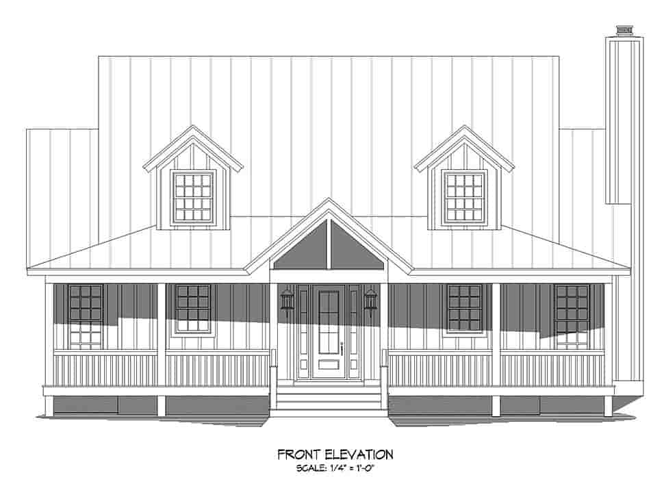 Country, Farmhouse, Ranch, Traditional House Plan 80922 with 3 Beds, 4 Baths Picture 3