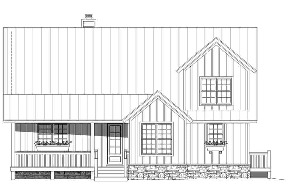 Country, Farmhouse, Traditional House Plan 80923 with 3 Beds, 3 Baths Picture 3