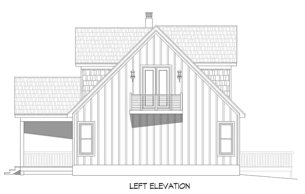 Country, Prairie, Ranch, Traditional House Plan 80933 with 4 Beds, 3 Baths Picture 2