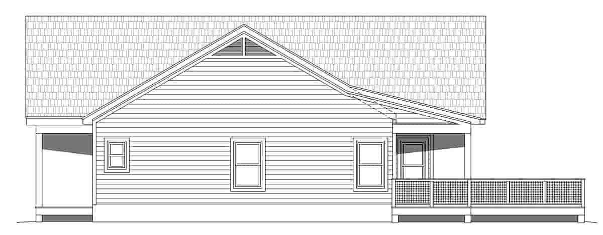 Country, Craftsman, Farmhouse, Prairie, Ranch, Traditional House Plan 80939 with 2 Beds, 2 Baths Picture 1