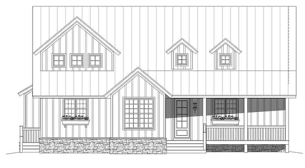 Country, Farmhouse, Ranch, Traditional House Plan 80990 with 3 Beds, 3 Baths Picture 3