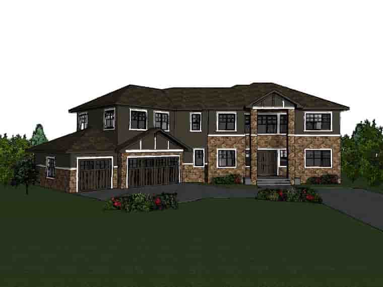 House Plan 81120 with 4 Beds, 4 Baths, 3 Car Garage Picture 1
