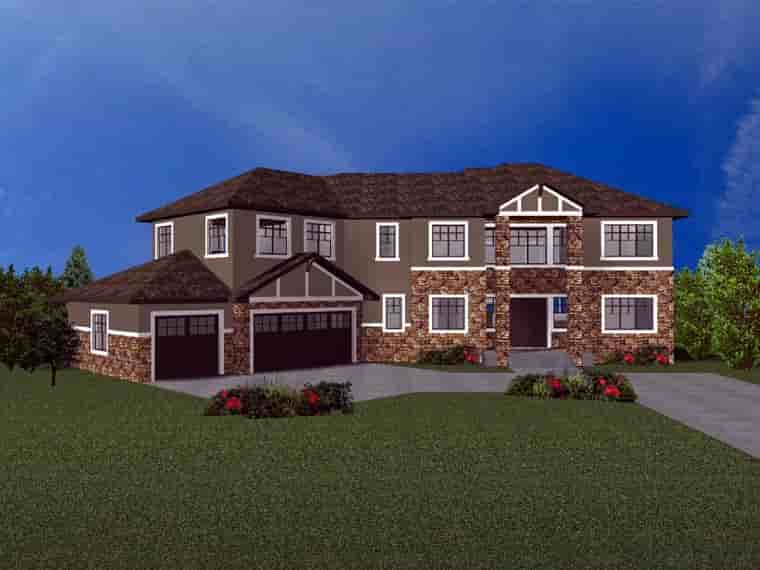 House Plan 81120 with 4 Beds, 4 Baths, 3 Car Garage Picture 3
