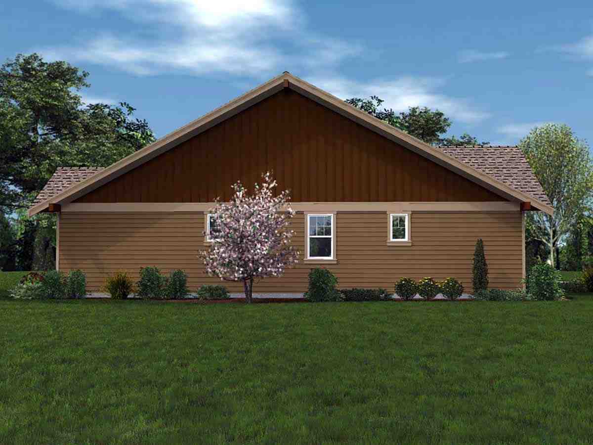 Bungalow, Cottage, Craftsman House Plan 81201 with 3 Beds, 2 Baths, 2 Car Garage Picture 2