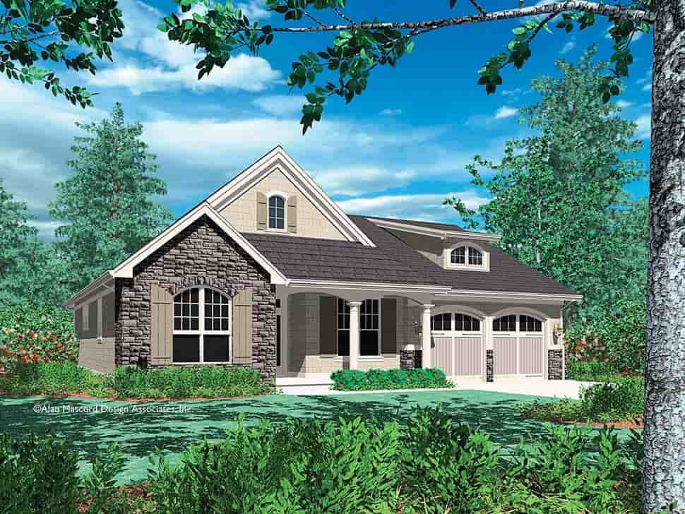 Cottage, Craftsman, French Country, Traditional House Plan 81202 with 3 Beds, 3 Baths, 2 Car Garage Picture 11