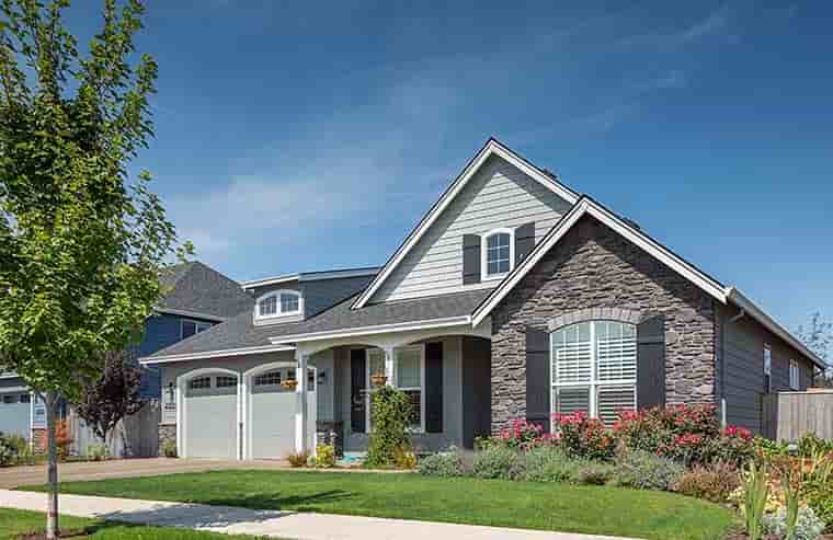 Cottage, Craftsman, French Country, Traditional House Plan 81202 with 3 Beds, 3 Baths, 2 Car Garage Picture 5
