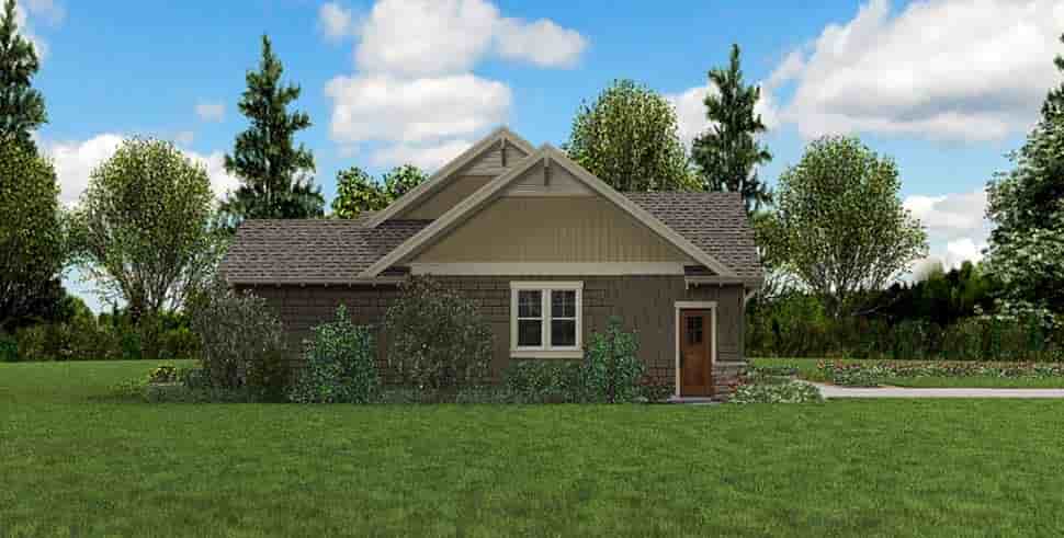 Bungalow, Craftsman House Plan 81206 with 3 Beds, 2 Baths, 2 Car Garage Picture 2