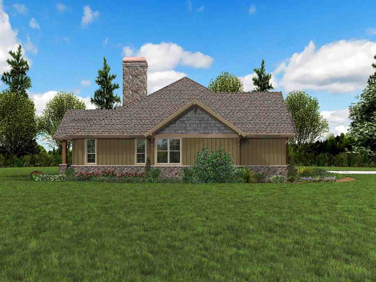 Bungalow, Craftsman House Plan 81209 with 3 Beds, 3 Baths, 3 Car Garage Picture 2