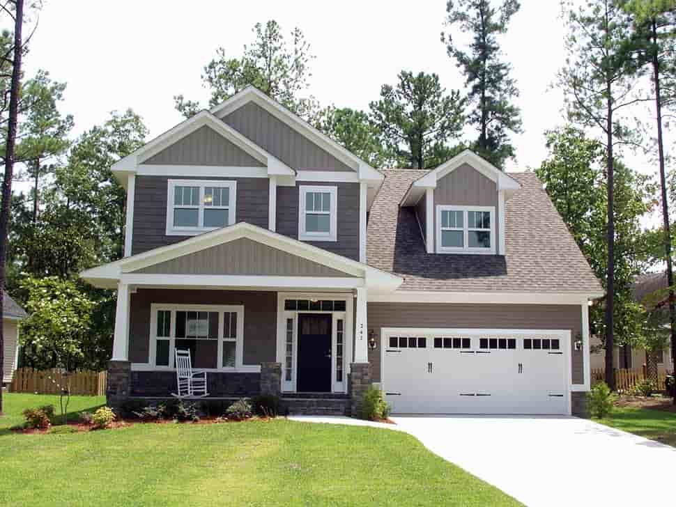 Craftsman, Traditional House Plan 81216 with 3 Beds, 3 Baths, 3 Car Garage Picture 4