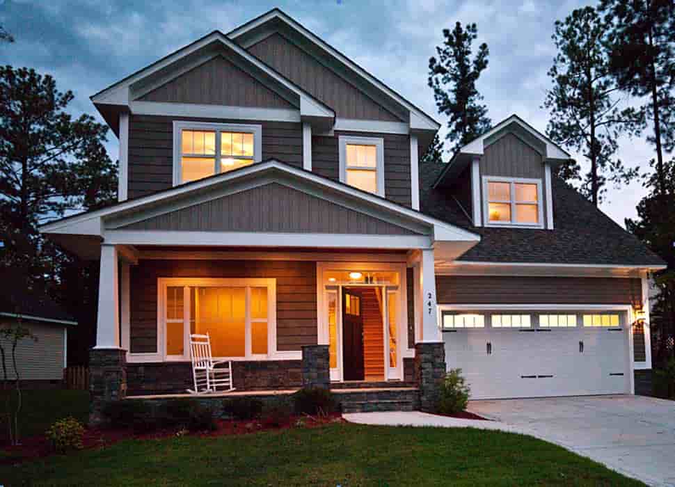 Craftsman, Traditional House Plan 81216 with 3 Beds, 3 Baths, 3 Car Garage Picture 7