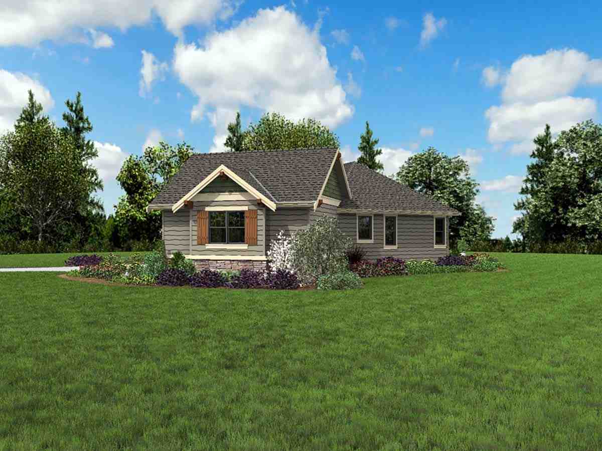 Craftsman, Ranch House Plan 81223 with 3 Beds, 3 Baths, 2 Car Garage Picture 1