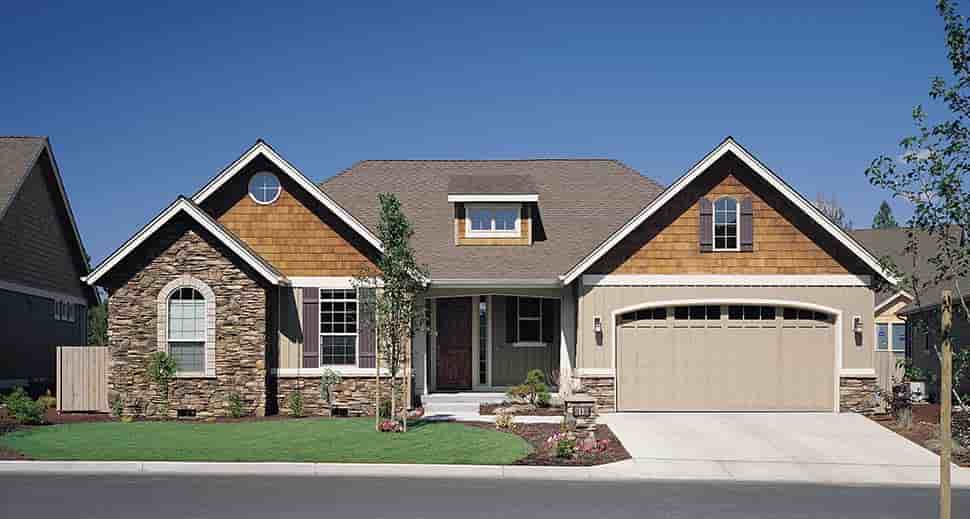 Bungalow, Craftsman House Plan 81227 with 3 Beds, 2 Baths, 3 Car Garage Picture 8