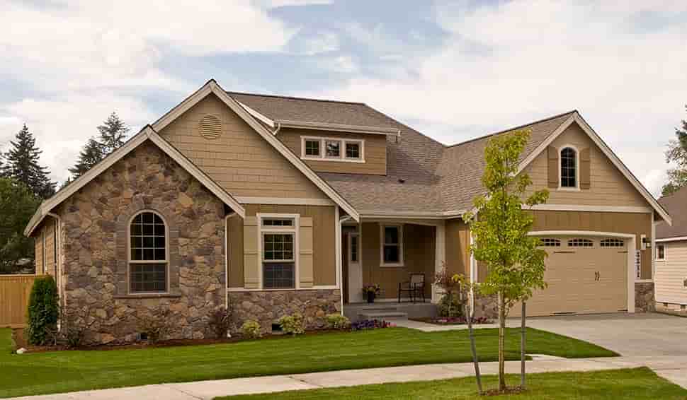 Bungalow, Craftsman House Plan 81227 with 3 Beds, 2 Baths, 3 Car Garage Picture 9