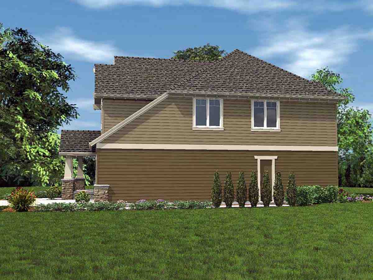 Cottage, Craftsman House Plan 81228 with 4 Beds, 3 Baths, 2 Car Garage Picture 1