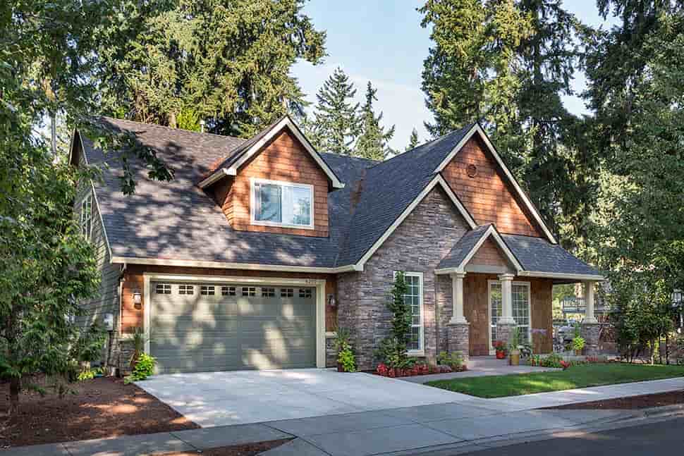 Bungalow, Craftsman House Plan 81232 with 3 Beds, 3 Baths, 2 Car Garage Picture 11