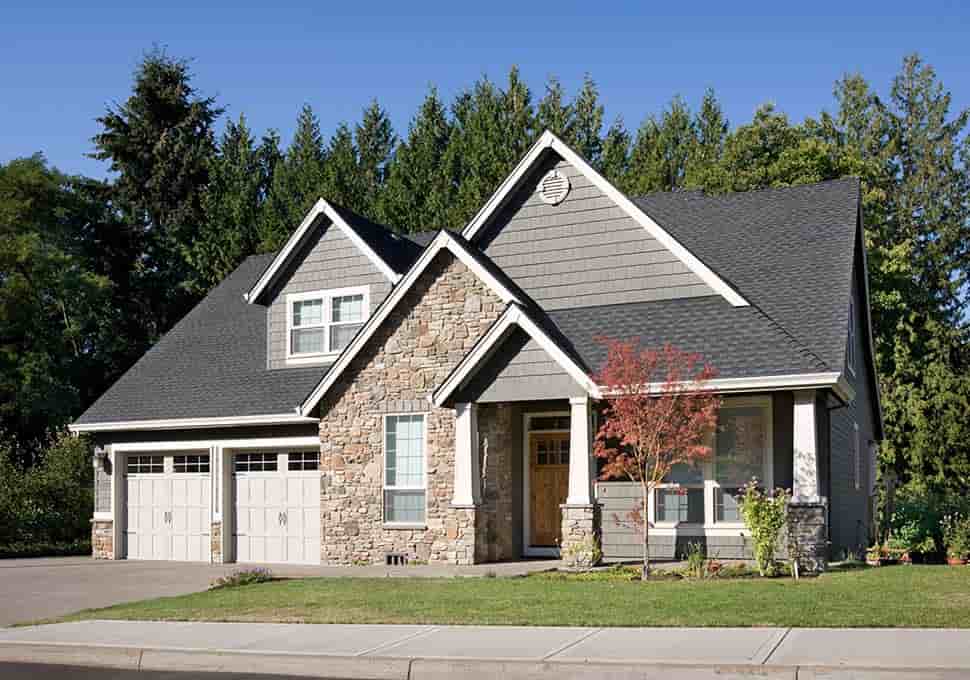 Bungalow, Craftsman House Plan 81232 with 3 Beds, 3 Baths, 2 Car Garage Picture 12