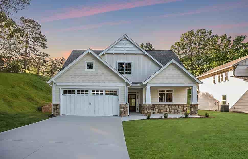 Bungalow, Craftsman House Plan 81248 with 4 Beds, 3 Baths, 2 Car Garage Picture 3