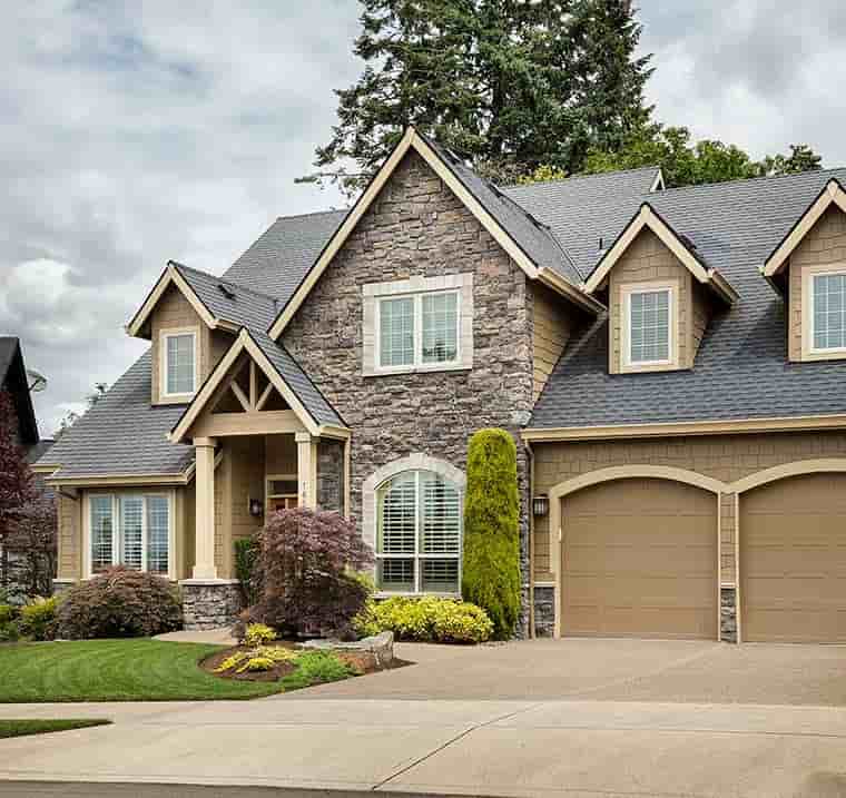Craftsman, European, French Country, Traditional House Plan 81255 with 4 Beds, 3 Baths, 3 Car Garage Picture 5