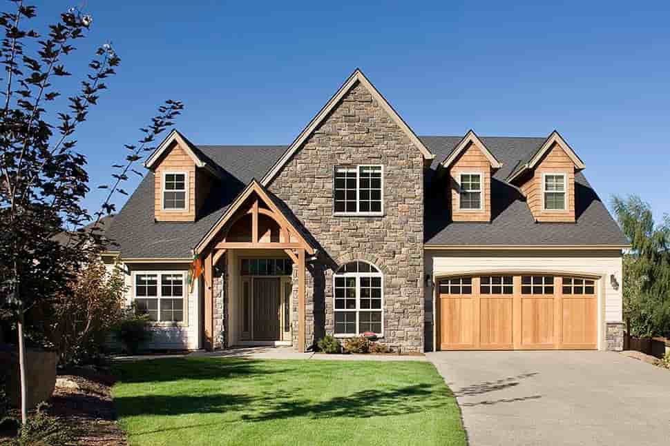 Craftsman, European, French Country, Traditional House Plan 81255 with 4 Beds, 3 Baths, 3 Car Garage Picture 7